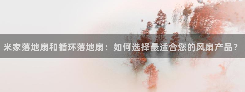 凯发线上app苹果版下载：米家落地扇和循环落地扇：如何选择最适合您的风扇产品？