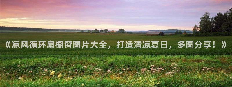 凯发k8官方网娱乐官方：《凉风循环扇橱窗图片大全，打造清凉夏日，多图分享！》