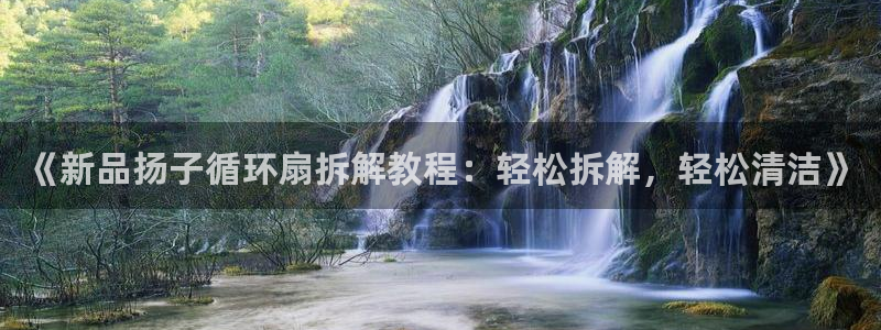 凯发k8天生赢家·一触即发：《新品扬子循环扇拆解教程：轻松拆解，轻松清洁》