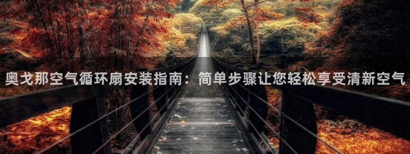 凯发手机官网客户端：奥戈那空气循环扇安装指南：简单步骤让您轻松享受清新空气