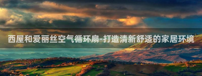 凯发k8娱乐平台下载：西屋和爱丽丝空气循环扇-打造清新舒适的家居环境