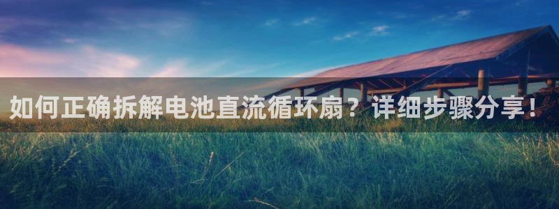 凯发k8国际官网可靠吗：如何正确拆解电池直流循环扇？详细步骤分享！