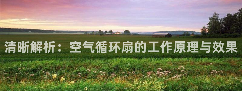 凯发k8娱乐是真实的吗：清晰解析：空气循环扇的工作原理与效果