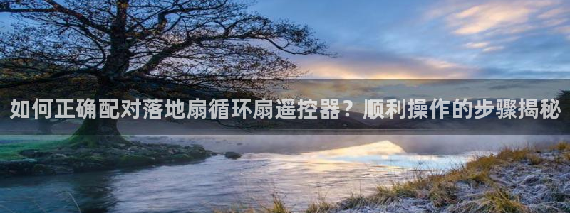 凯发k8官网so选来就送38：如何正确配对落地扇循环扇遥控器？顺利操作的步骤揭秘
