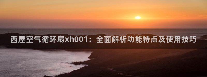 凯发平台8：西屋空气循环扇xh001：全面解析功能特点及使用技巧