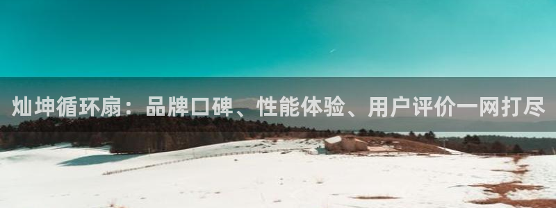 凯发K8天生赢家一触即发：灿坤循环扇：品牌口碑、性能体验、用户评价一网打尽