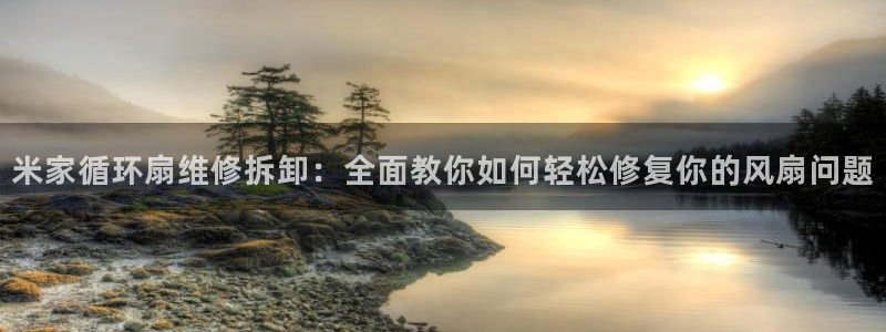 凯发k8娱乐注册登录：米家循环扇维修拆卸：全面教你如何轻松修复你的风扇问题