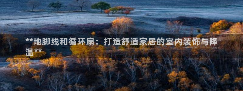 凯发娱乐k8国际：**地脚线和循环扇：打造舒适家居的室内装饰与降
温**