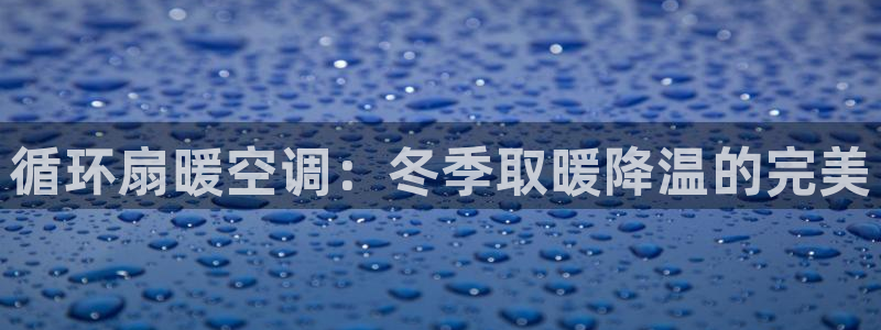 凯发线上app苹果版下载：循环扇暖空调：冬季取暖降温的完美