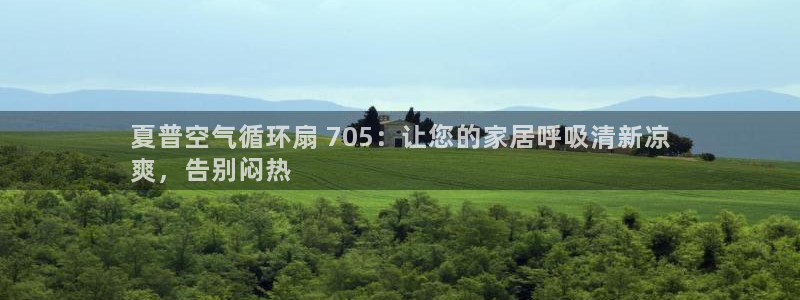 凯发k8娱乐是哪个国家的：夏普空气循环扇 705：让您的家居呼吸清新凉
爽，告别闷热