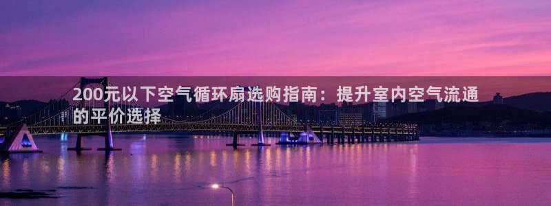 凯发网址登录：200元以下空气循环扇选购指南：提升室内空气流通
的平价选择