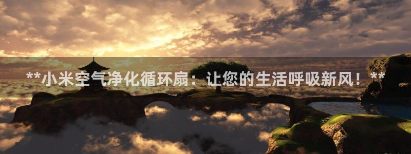 凯发k8官网so选来就送38：**小米空气净化循环扇：让您的生活呼吸新风！**
