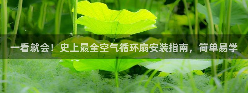 凯发国际平台登录：一看就会！史上最全空气循环扇安装指南，简单易学
