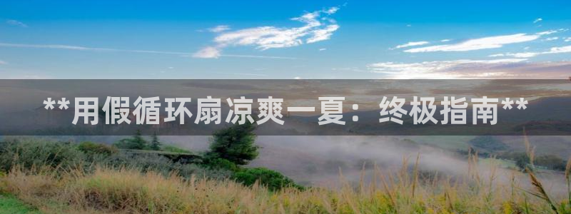 凯发旗舰厅官网：**用假循环扇凉爽一夏：终极指南**