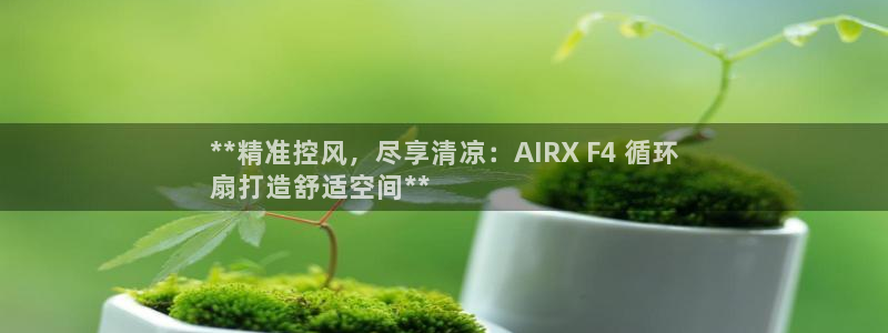 凯发k8旗舰厅app下载可靠送38元：**精准控风，尽享清凉：AIRX F4 循环
扇打造舒适空间**