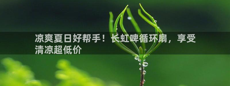 凯发就来凯发天生赢家一触即发：凉爽夏日好帮手！长虹啤循环扇，享受
清凉超低价