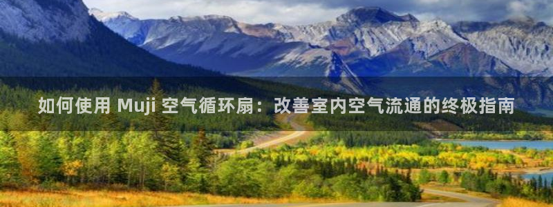 凯发国际亚洲有限公司：如何使用 Muji 空气循环扇：改善室内空气流通的终极指南